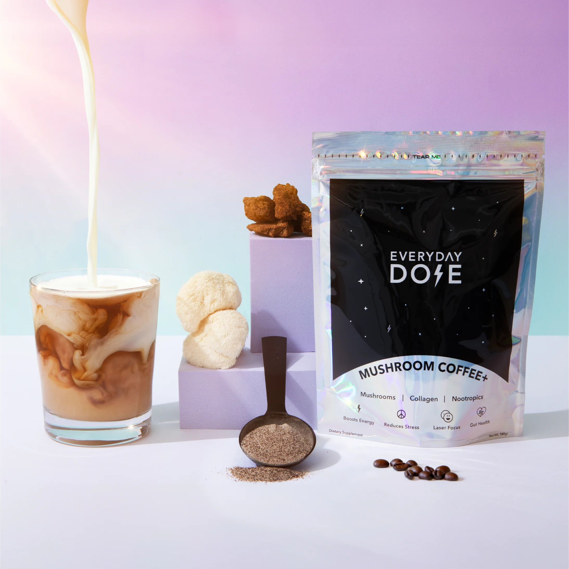 30 Servings of Mushroom Coffee + FREE Starter Kit + FREE Personalized Health Report - Image 2