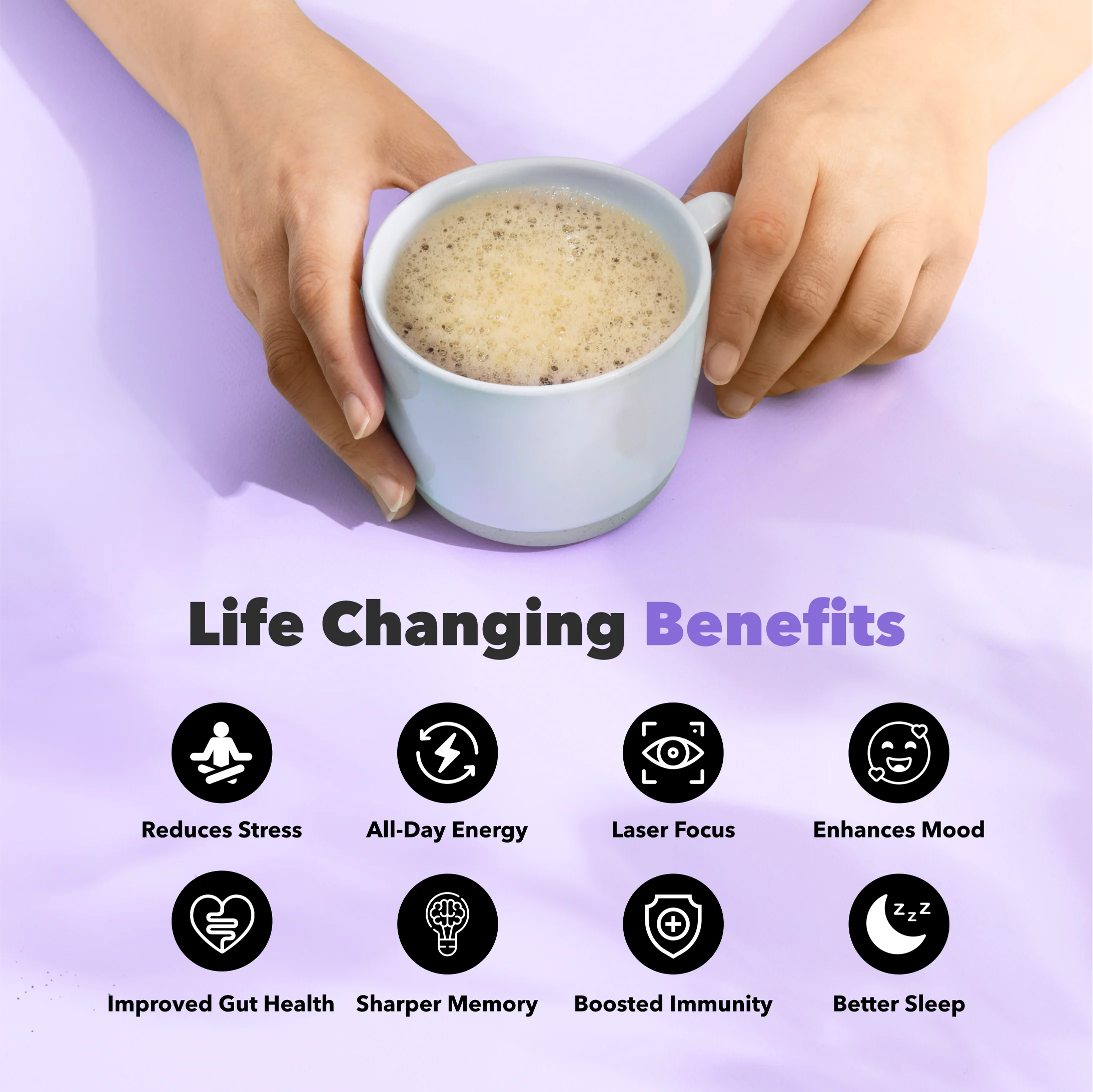 30 Servings of Mushroom Coffee + FREE Starter Kit + FREE Personalized Health Report - Image 5