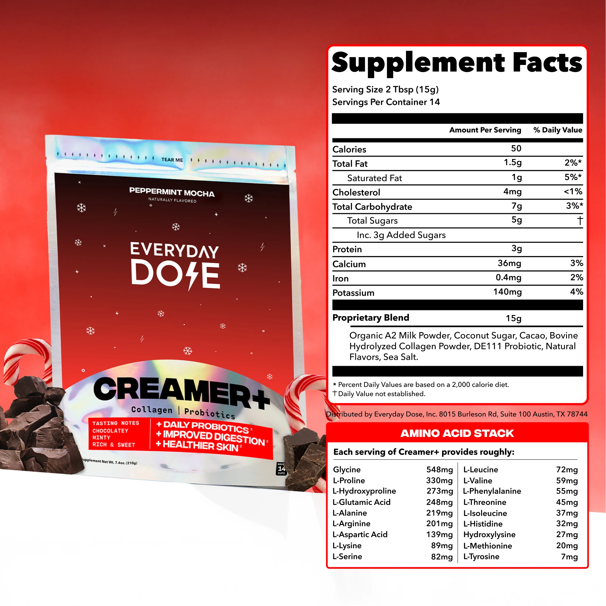 30 Servings of Coffee + FREE Starter Kit + FREE Peppermint Mocha Creamer+ - Image 2